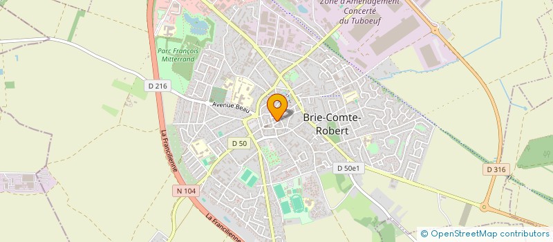 localisation de l'entreprise JO CHAUSSURES à BRIE-COMTE-ROBERT