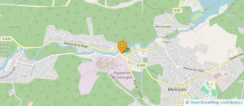 localisation de l'entreprise JO&CIE  MIMIZAN