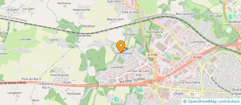 localisation de l'entreprise JO CLOEREC à PLOEREN