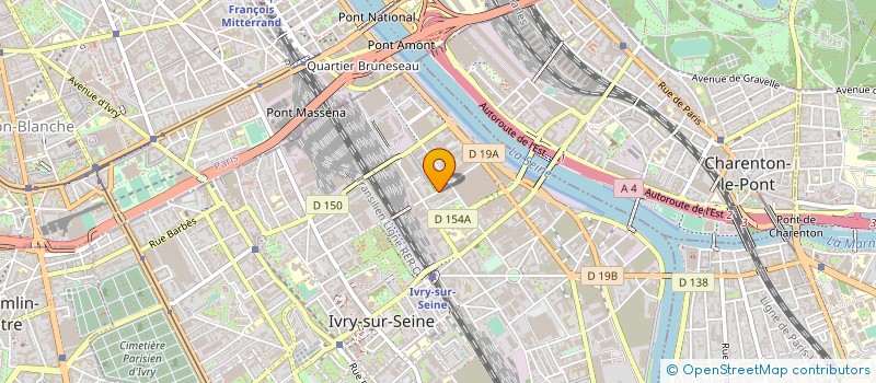 localisation de l'entreprise JO&CO INGENIERIE à IVRY-SUR-SEINE