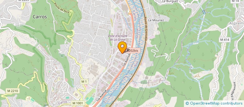 localisation de l'entreprise JO&CO LES CIMES D'AURON à CARROS