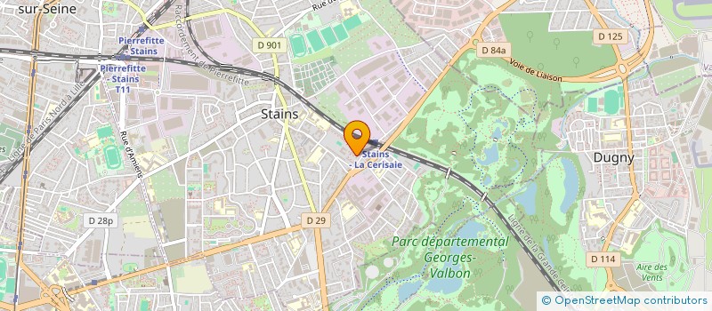 localisation de l'entreprise JO COURSES à STAINS