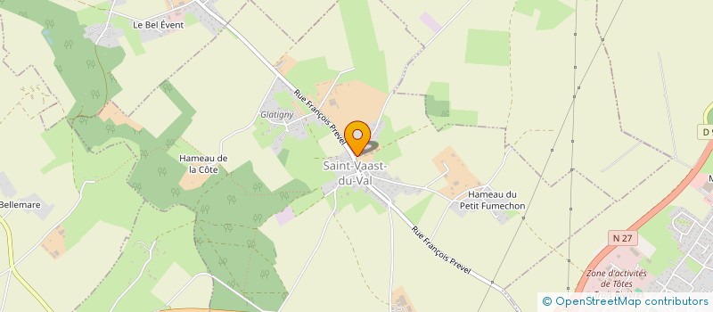 localisation de l'entreprise JO DELICES ANTILLAIS  SAINT-VAAST-DU-VAL