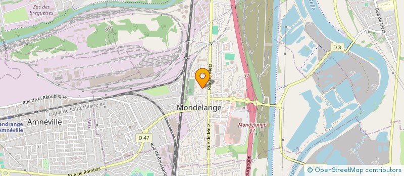 localisation de l'entreprise JO DRINKS à MONDELANGE