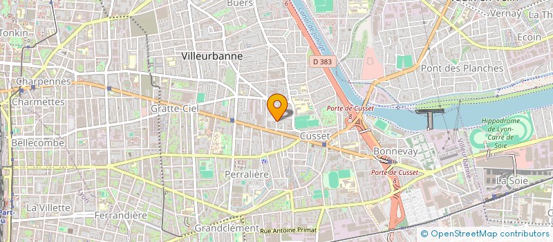 localisation de l'entreprise JO ELECTRO FROID à VILLEURBANNE