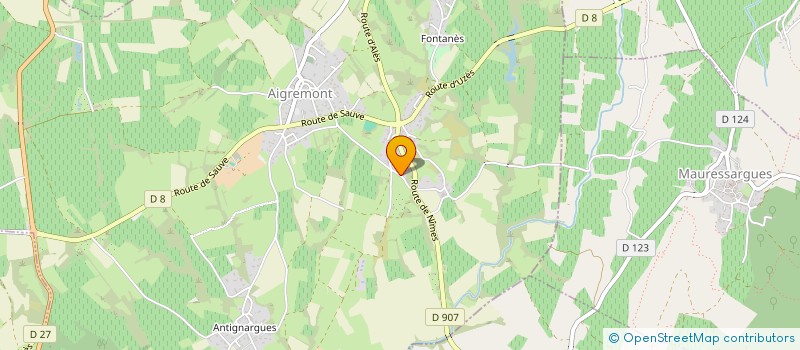 localisation de l'entreprise JO ETANCHEITE  AIGREMONT