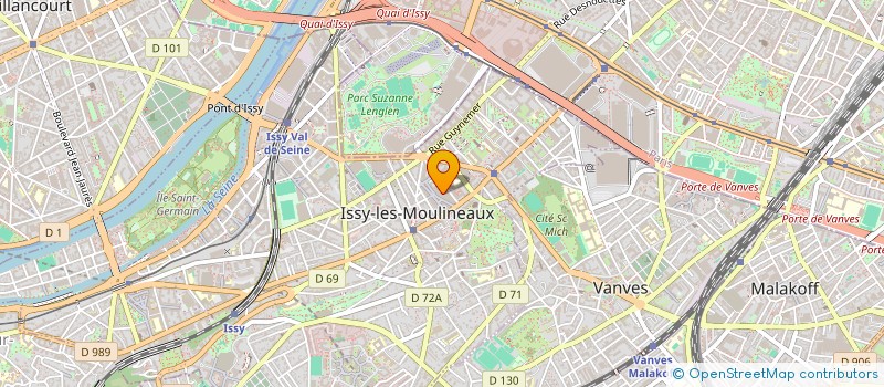 localisation de l'entreprise JO IMMO à ISSY-LES-MOULINEAUX