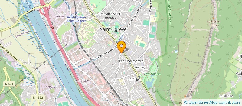 localisation de l'entreprise JO-IMMOBILIER  SAINT-EGREVE