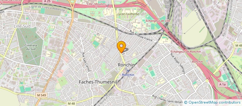 localisation de l'entreprise JO INVEST IMMO LOOS  RONCHIN