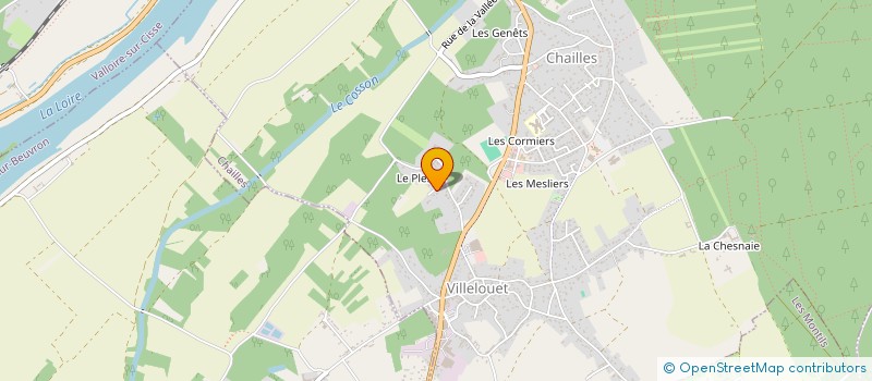 localisation de l'entreprise JO KARTING ORGANISATION  LE CONTROIS-EN-SOLOGNE