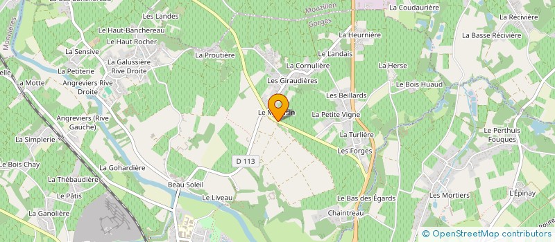 localisation de l'entreprise JO LAILLER  GORGES