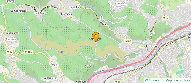 localisation de l'entreprise JO.LIE RALLYE  GENILAC