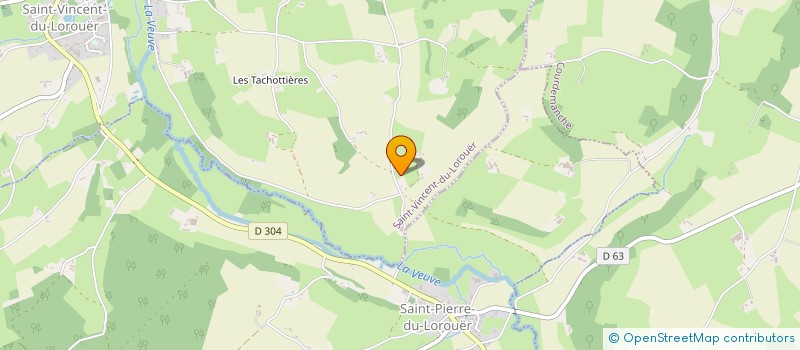 localisation de l'entreprise JO-LOISIRS à SAINT-VINCENT-DU-LOROUER