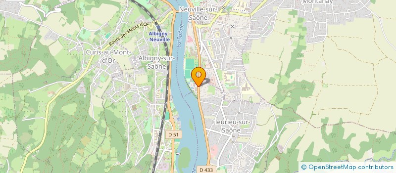 localisation de l'entreprise JO.MA.  FLEURIEU-SUR-SAONE