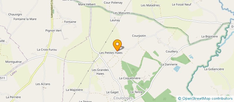 localisation de l'entreprise JO MARECHAL ET FILS à COULONGES-SUR-SARTHE
