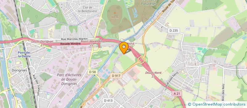 localisation de l'entreprise JO MOTORS  WAZIERS