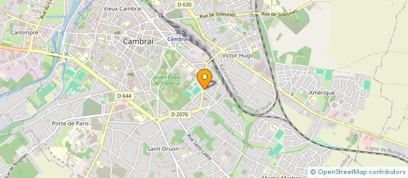 localisation de l'entreprise JO PIECES AUTO  CAMBRAI