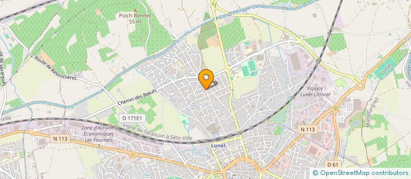 localisation de l'entreprise JO RY FACADE  LUNEL