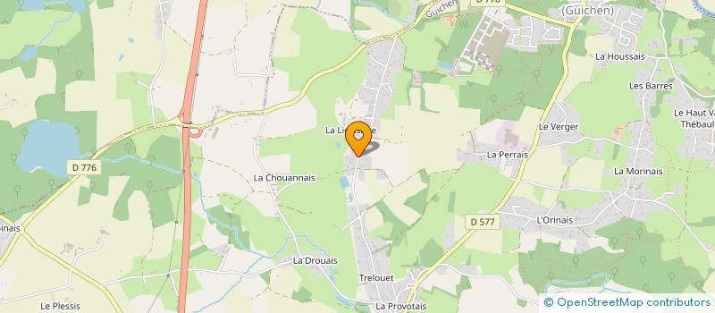 localisation de l'entreprise JO'S AMERICAN CAR TEAM (A C T )  GUICHEN