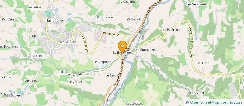 localisation de l'entreprise JO-SOAP  BESSENAY