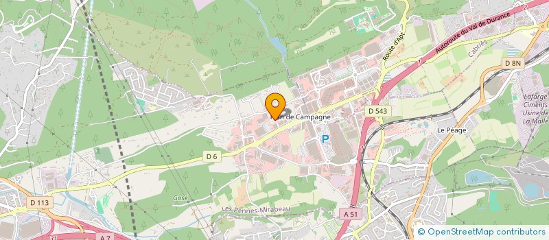 localisation de l'entreprise JO'TRANSPORT à LES PENNES-MIRABEAU