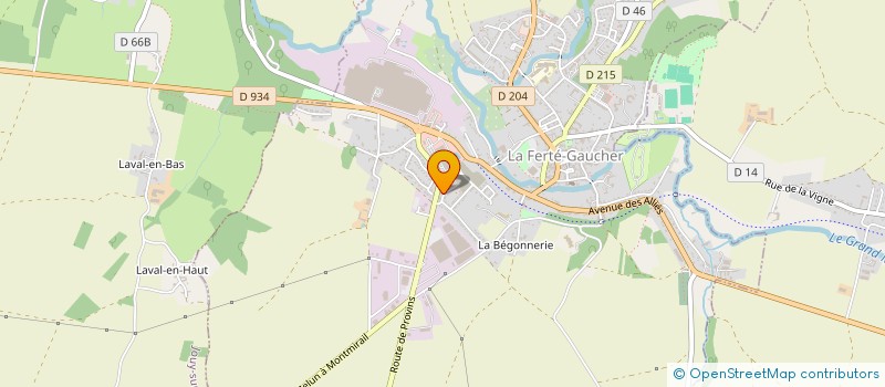 localisation de l'entreprise JO3 CONSULTING  LA FERTE-GAUCHER