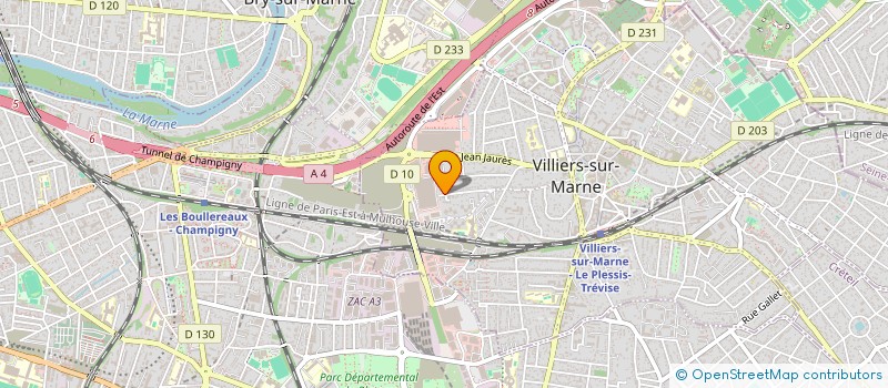 localisation de l'entreprise JOA  VILLIERS-SUR-MARNE