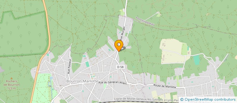 localisation de l'entreprise JOA  BOURRON-MARLOTTE