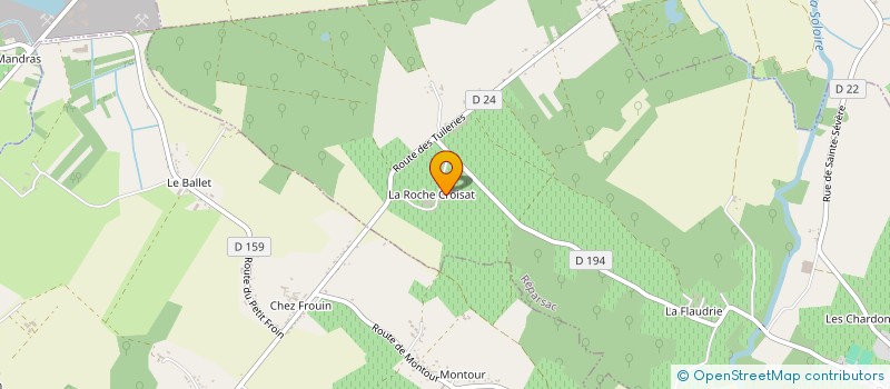 localisation de l'entreprise JOA EVENT  REPARSAC