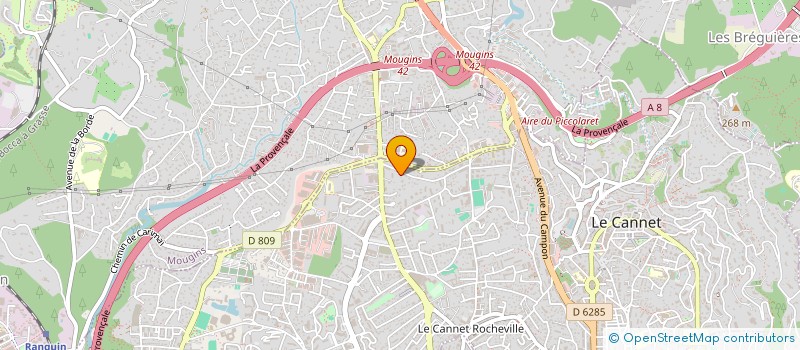 localisation de l'entreprise JOA FONCIER à LE CANNET