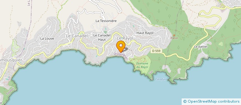 localisation de l'entreprise JOA RENT BOAT à RAYOL-CANADEL-SUR-MER