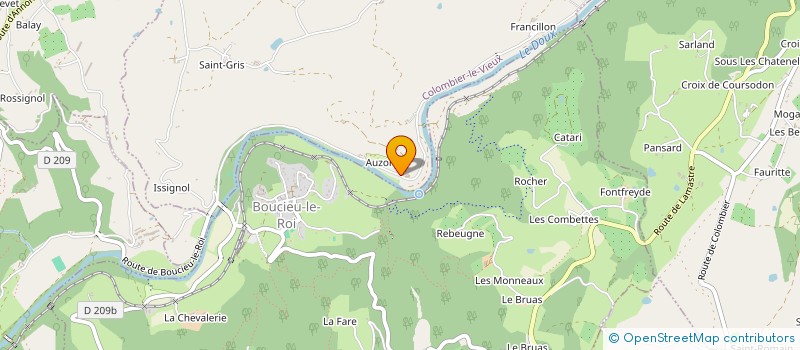 localisation de l'entreprise JOACHI  COLOMBIER LE VIEUX