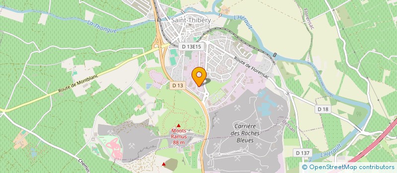 localisation de l'entreprise JOACHIM  SAINT-THIBERY