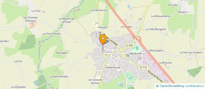 localisation de l'entreprise JOACHIM FLEURY  BROONS