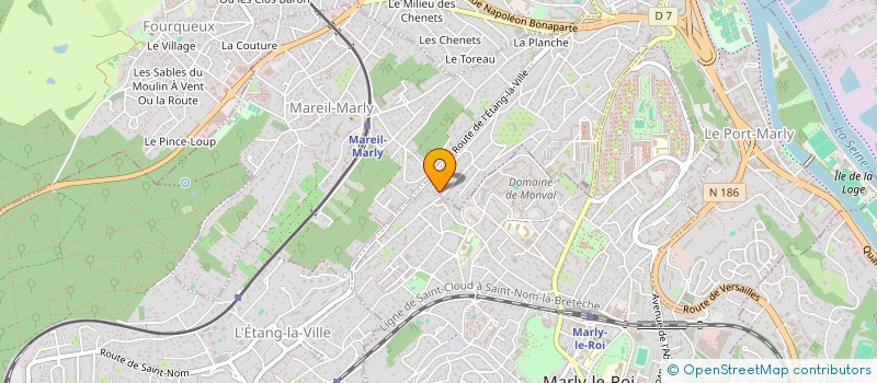 localisation de l'entreprise JOAFRED  LE PECQ