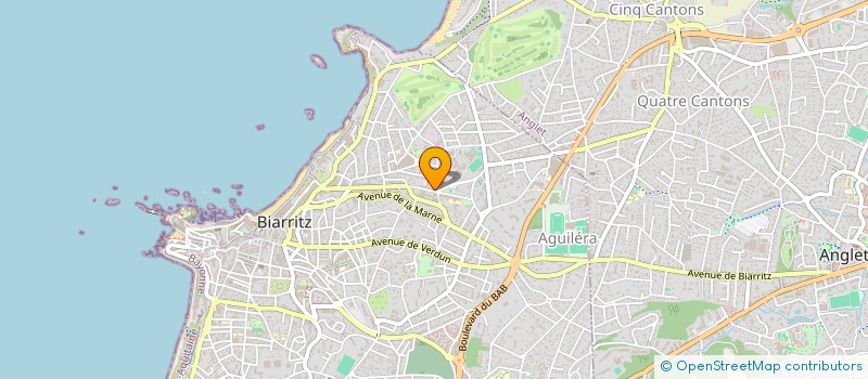 localisation de l'entreprise JOAGNES  BIARRITZ