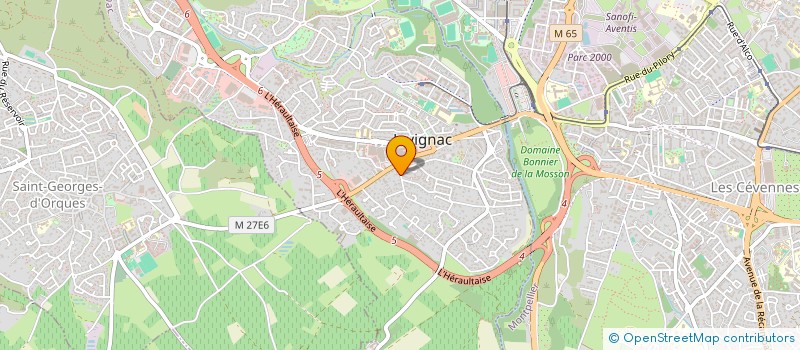 localisation de l'entreprise JOAIA  JUVIGNAC
