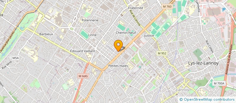 localisation de l'entreprise JOAIA à ROUBAIX