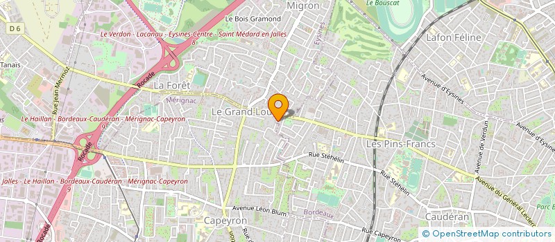 localisation de l'entreprise JOAILLERIE CAMINADE SARL à BORDEAUX