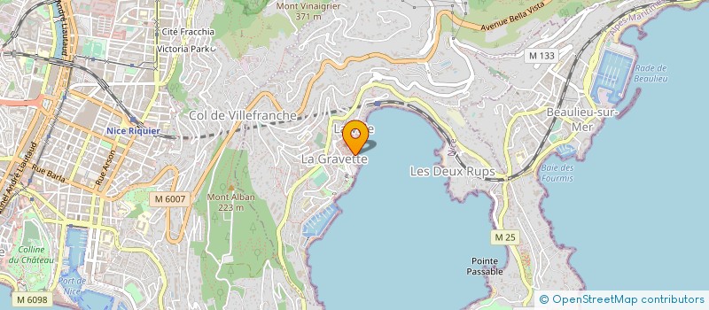 localisation de l'entreprise JOAILLERIE CERUTTI à VILLEFRANCHE-SUR-MER