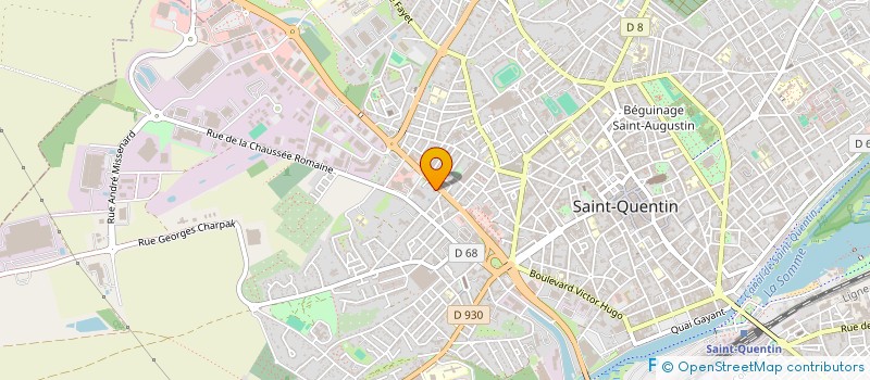 localisation de l'entreprise JOAILLERIE DESIGNY EYE WEAR FASHIONABLE à SAINT-QUENTIN