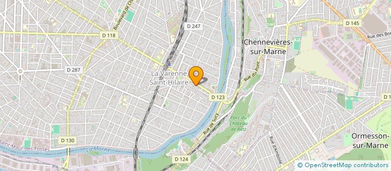 localisation de l'entreprise JOAILLERIE ST HILAIRE  ST MAUR DES FOSSES