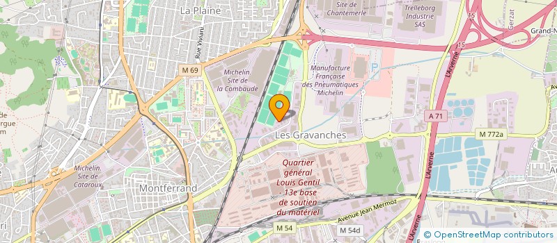 localisation de l'entreprise JOAL  CLERMONT-FERRAND