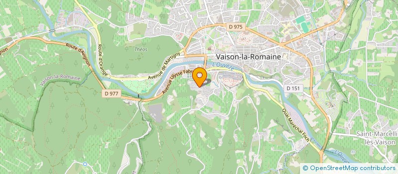 localisation de l'entreprise JOAL  VAISON-LA-ROMAINE