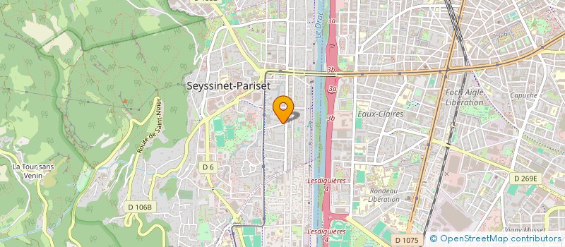 localisation de l'entreprise JOAL  SEYSSINET-PARISET