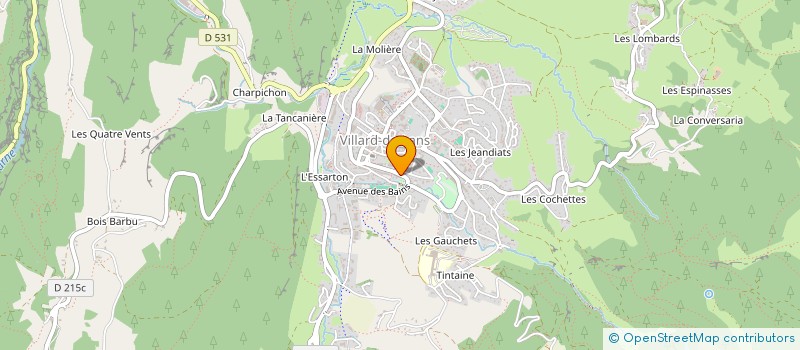 localisation de l'entreprise JOAL  VILLARD-DE-LANS