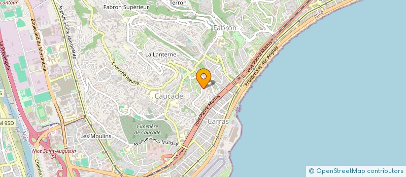 localisation de l'entreprise JOALINA à NICE