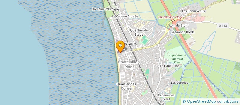 localisation de l'entreprise JOALINE à CHATELAILLON-PLAGE