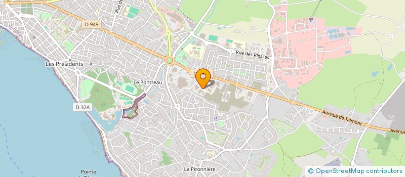 localisation de l'entreprise JOALINE à LES SABLES D'OLONNE