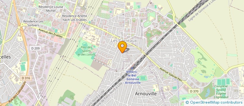 localisation de l'entreprise JOALISMA  VILLIERS-LE-BEL